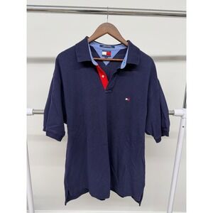 Tommy HilFiger Collared Shirt Navy Size XL